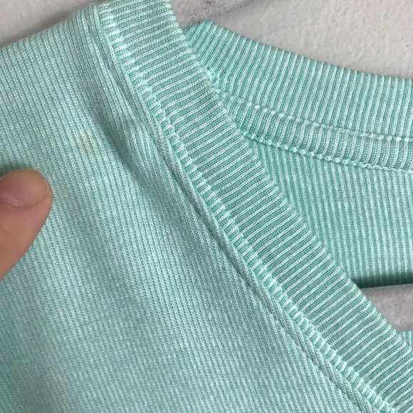 Charleston Threads Men's Pullover V-Neck Sweatshirt-Light Green-XL - Picture 3 of 6